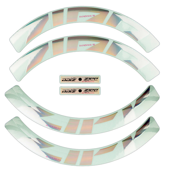 404 Silver Foil Decal Kit