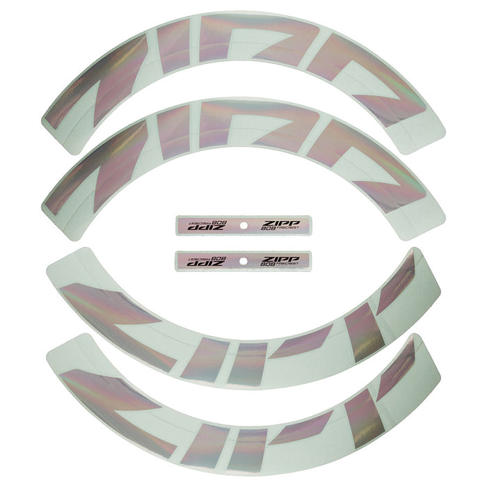 Zipp, 808 Silver Foil Decal Kit