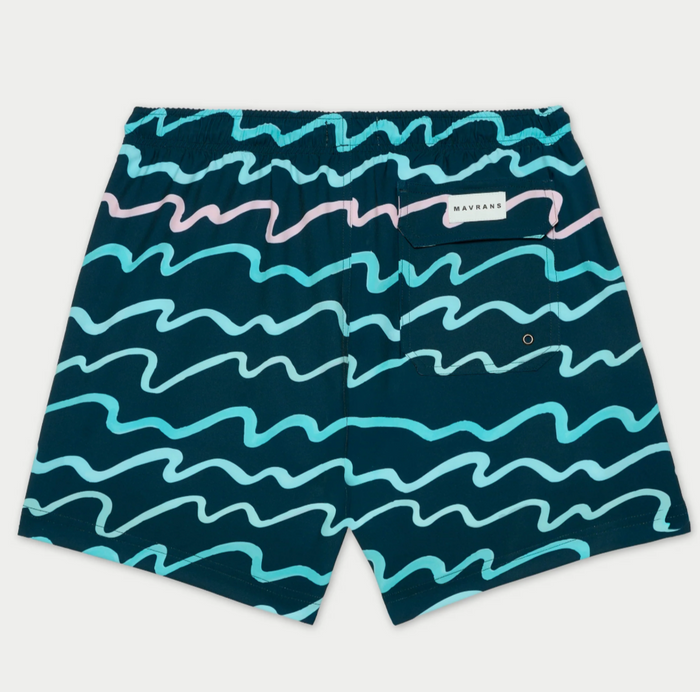 90's Wave Swim Short