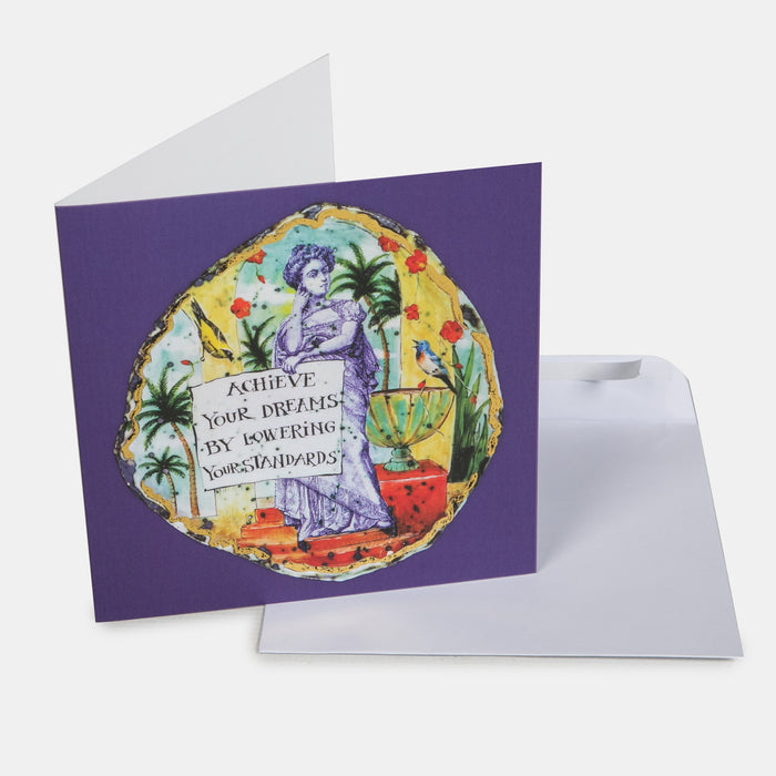 Achieve your dreams .... Blank  Greeting Card