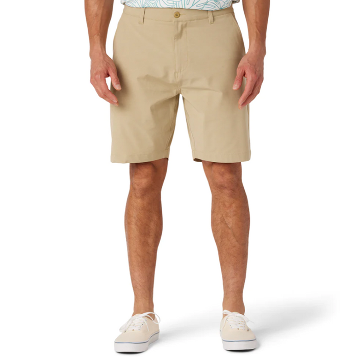 Aloha 'Aina Shorts - Khaki - Front View