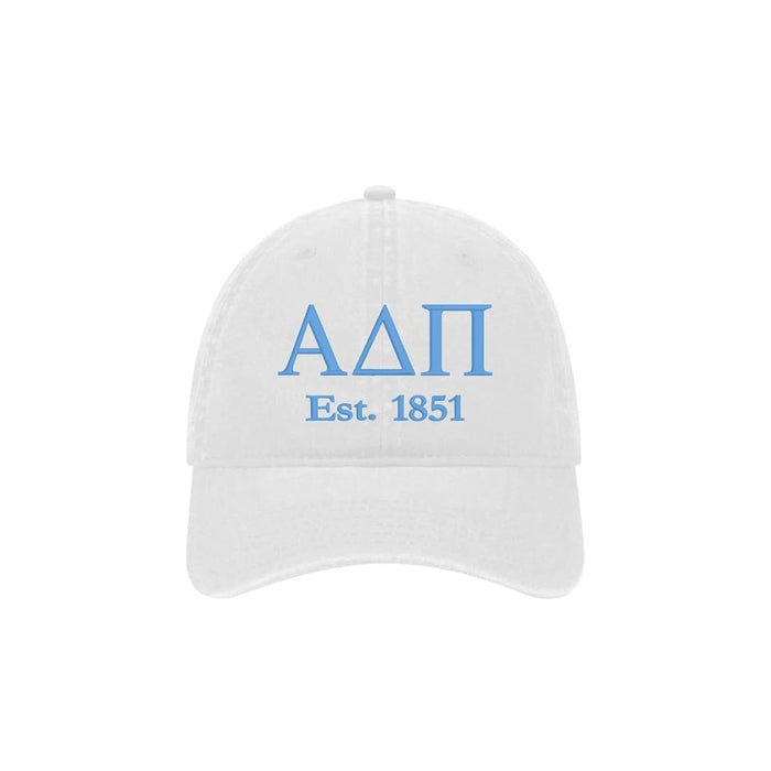 Alpha Delta Pi Beach Washed Hat