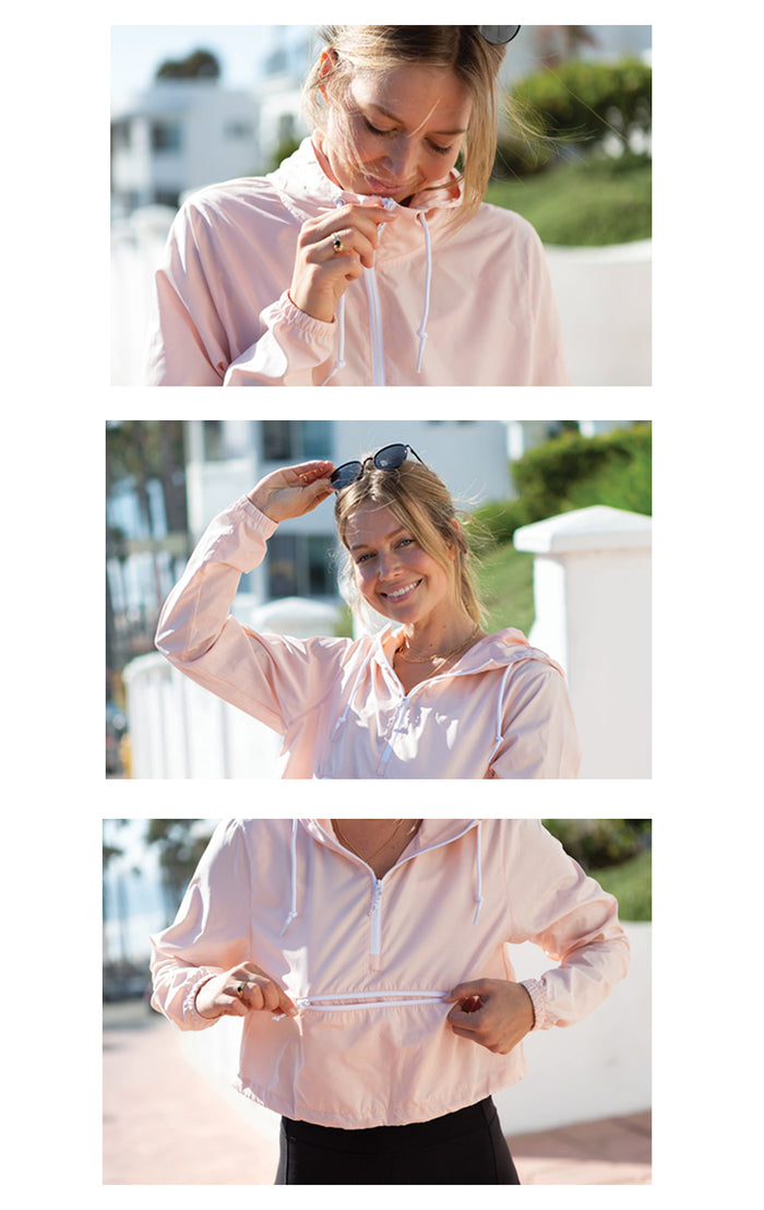 Alpha Delta Pi Crop Windbreaker