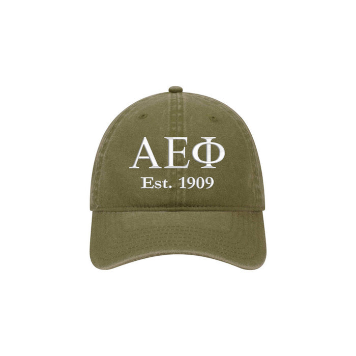 Alpha Epsilon Phi Beach Washed Hat