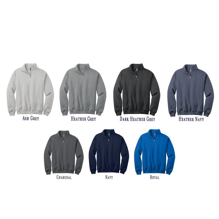 Alpha Epsilon Pi Quarter Zip Pullover Sweatshirt