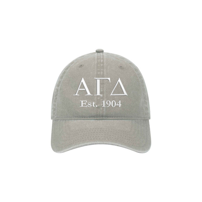 Alpha Gamma Delta Beach Washed Hat