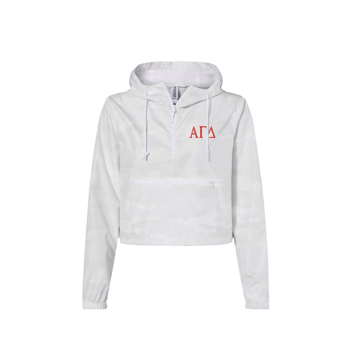 Alpha Gamma Delta Crop Windbreaker