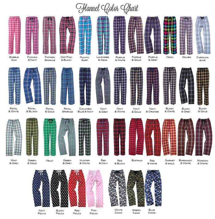 Alpha Gamma Delta Flannel Pants