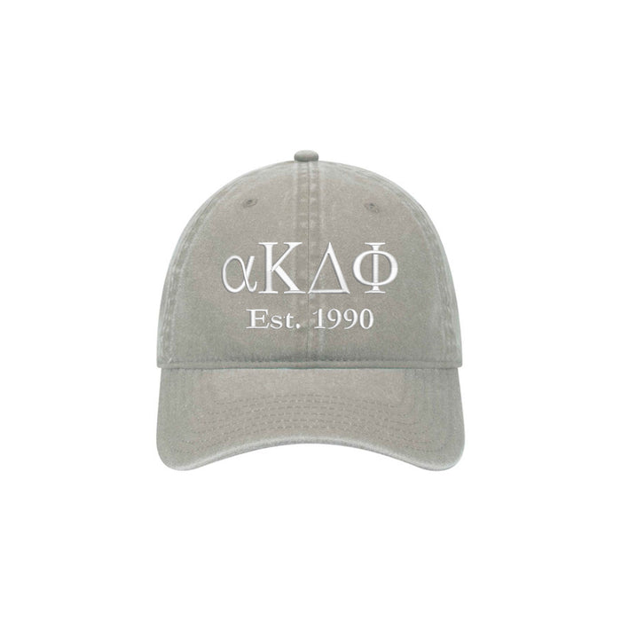 Alpha Kappa Delta Phi Beach Washed Hat