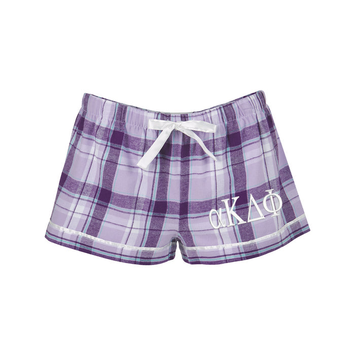 Alpha Kappa Delta Phi Flannel Boxer Shorts