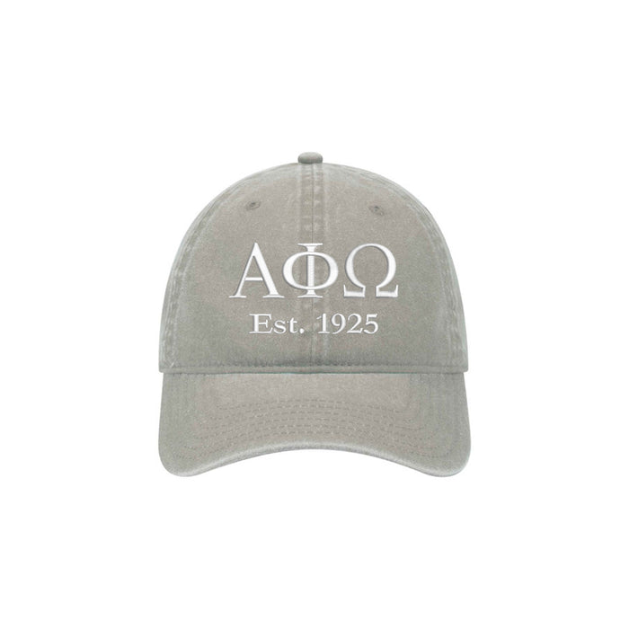 Alpha Phi Omega Beach Washed Hat