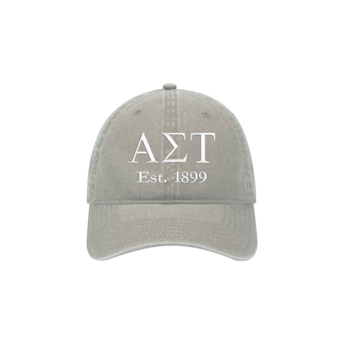 Alpha Sigma Tau Beach Washed Hat