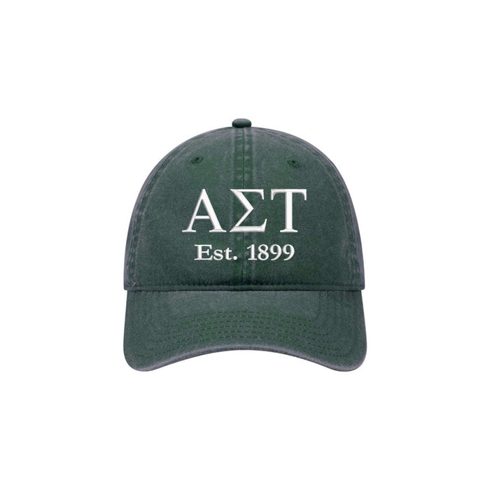 Alpha Sigma Tau Beach Washed Hat