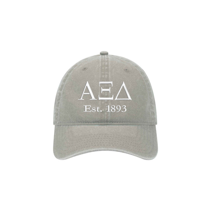 Alpha Xi Delta Beach Washed Hat