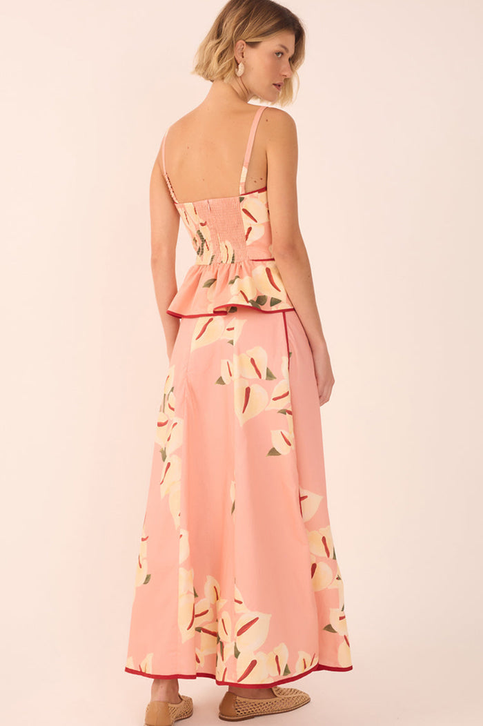 Anthurium Maxi Skirt - Back View