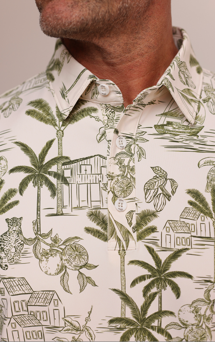 Anywhere Polo - Tropic Etch