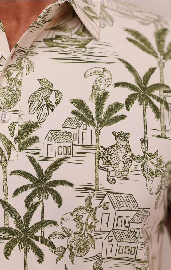 Anywhere Polo - Tropic Etch