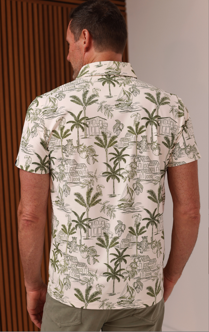 Anywhere Polo - Tropic Etch