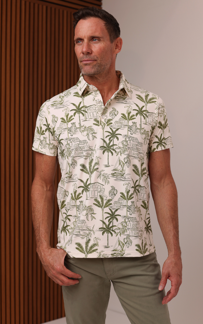 Anywhere Polo - Tropic Etch