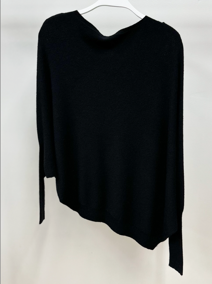 Asymmetrical Lightweight Knit Sweater