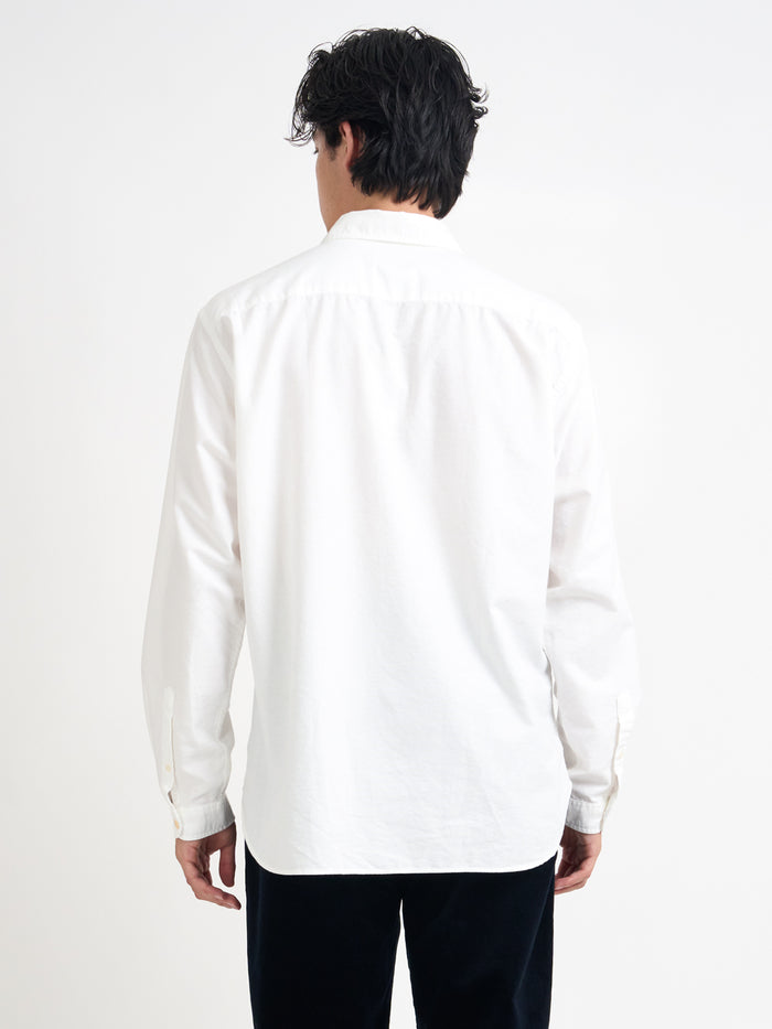 Atlanta Long Sleeve Shirt (Loose Fit) Brecon White