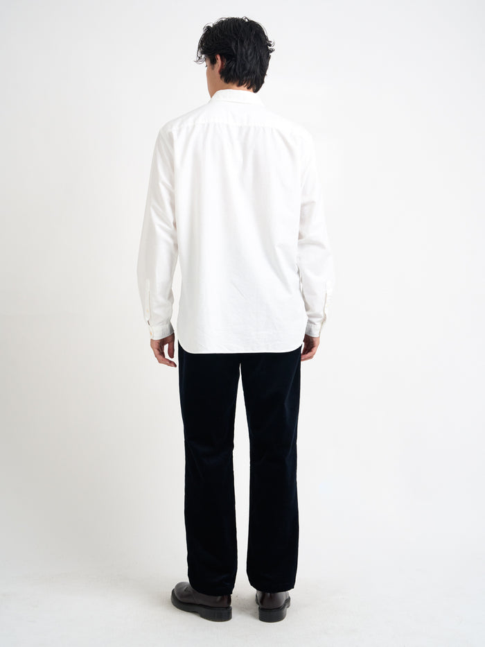 Atlanta Long Sleeve Shirt (Loose Fit) Brecon White