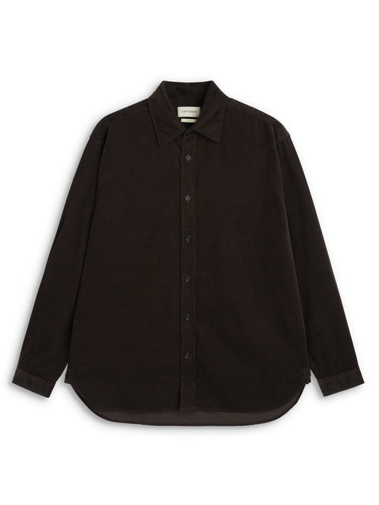 Atlanta Long Sleeve Shirt (Loose Fit) Mersey Cord Brown