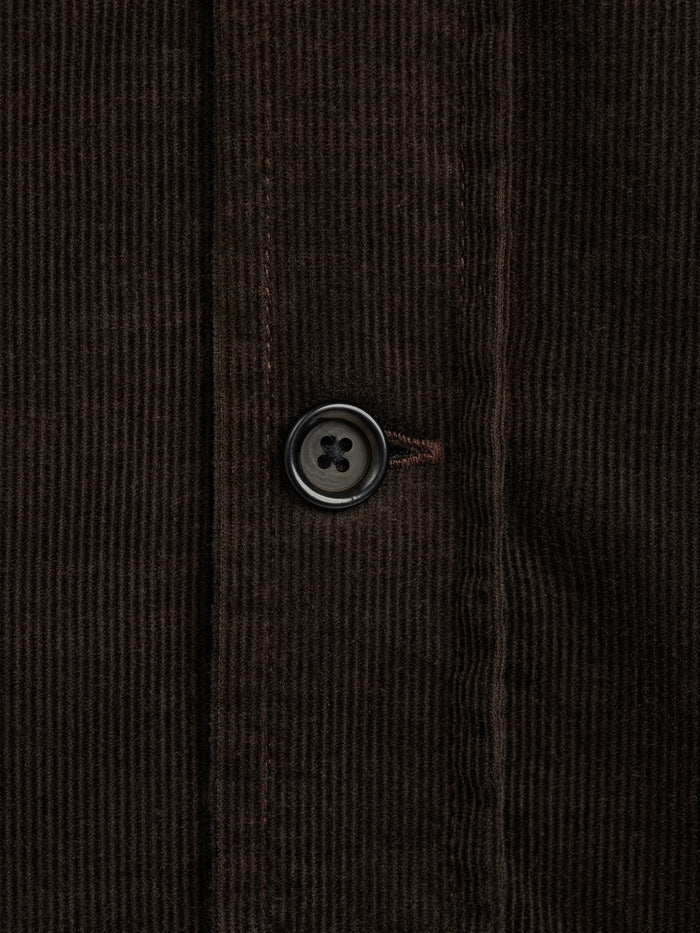 Atlanta Long Sleeve Shirt (Loose Fit) Mersey Cord Brown