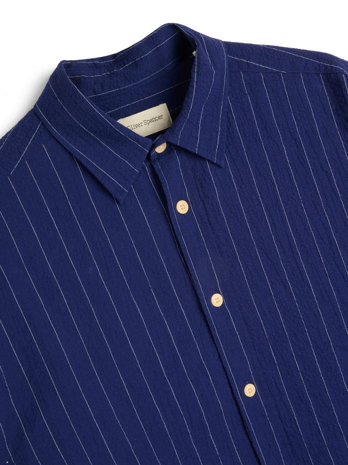 Atlanta Long Sleeve Shirt Patterson Blue