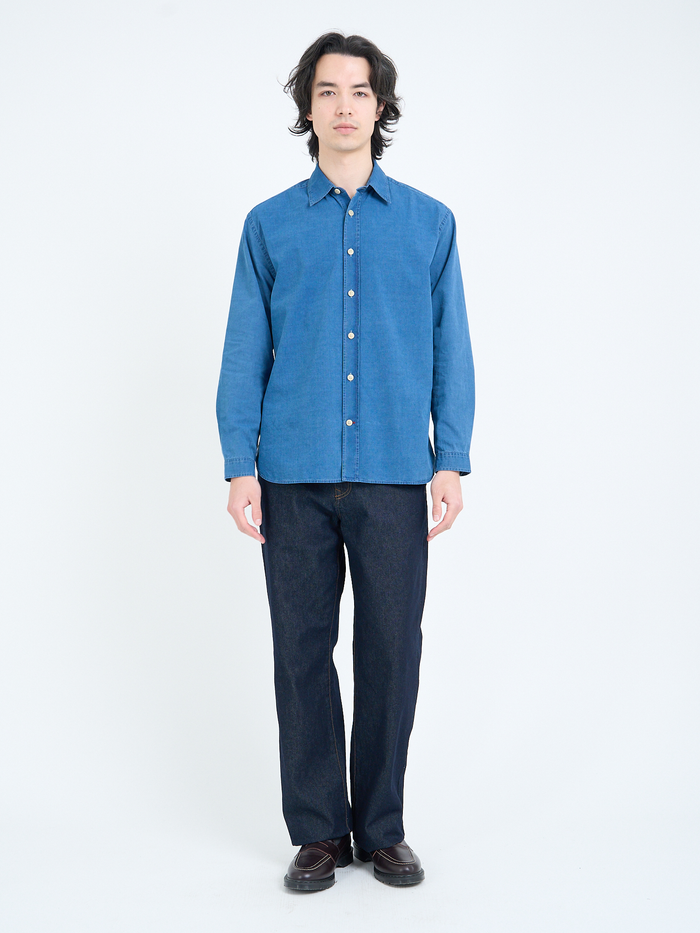 Atlanta Long Sleeve Shirt Wylie Indigo Light