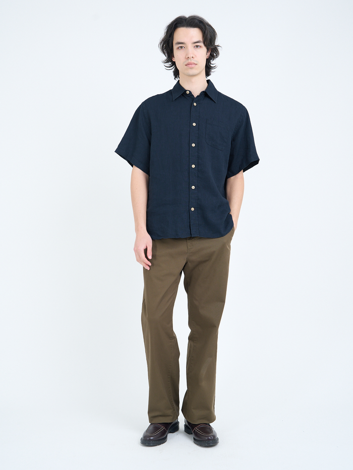 Atlanta Short Sleeve Shirt (Loose Fit) Padworth Navy