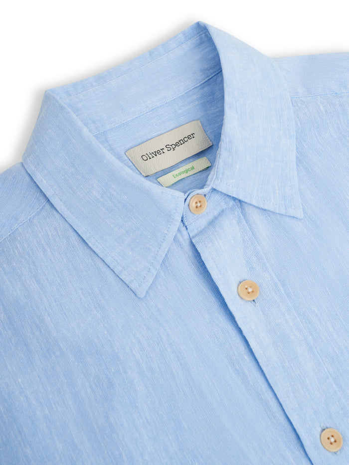 Atlanta Short Sleeve Shirt (Loose Fit) Perkins Blue