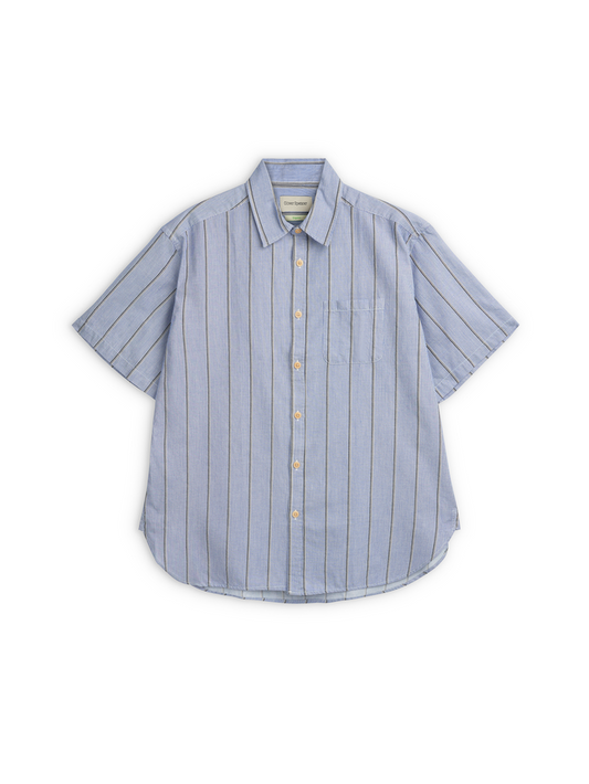Atlanta Short Sleeve Shirt (Loose Fit) Pinwell Blue