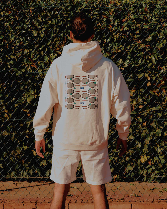 ATP ATP Marks Of Greatness Hoodie - Cream Hoodie