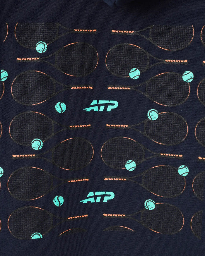 ATP ATP Marks Of Greatness Hoodie - Navy Hoodie