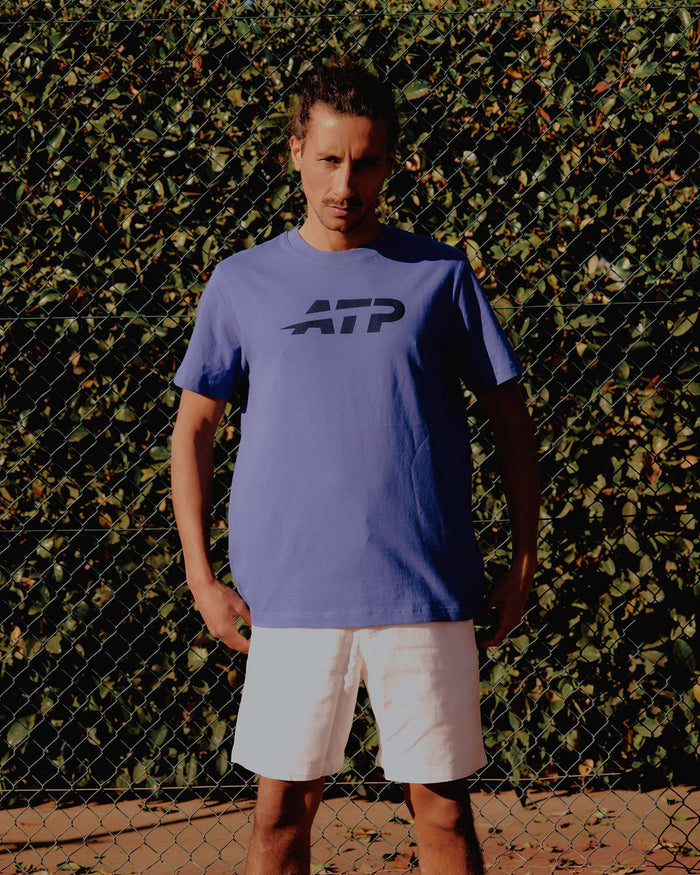 ATP ATP Marks Of Greatness Large Logo T-Shirt - Purple T-Shirt