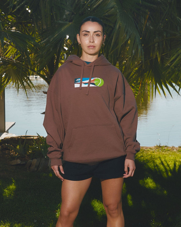 ATP ATP The Ball Is Everything Hoodie Ball Strike - Brown Hoodie