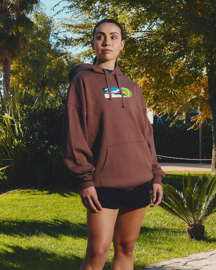 ATP ATP The Ball Is Everything Hoodie Ball Strike - Brown Hoodie