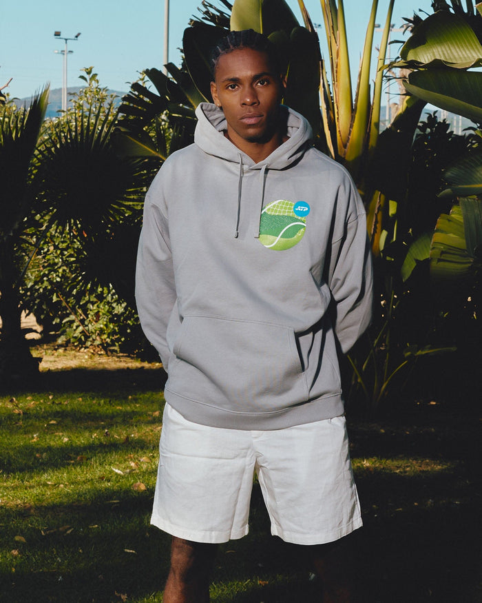 ATP ATP The Ball Is Everything Hoodie Centre Court - Grey Hoodie