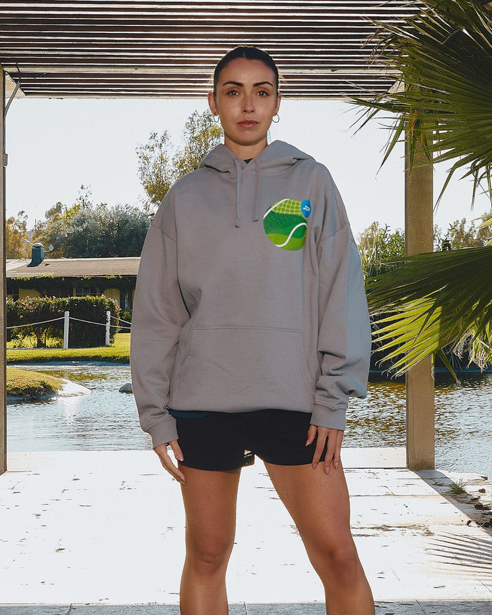 ATP ATP The Ball Is Everything Hoodie Centre Court - Grey Hoodie