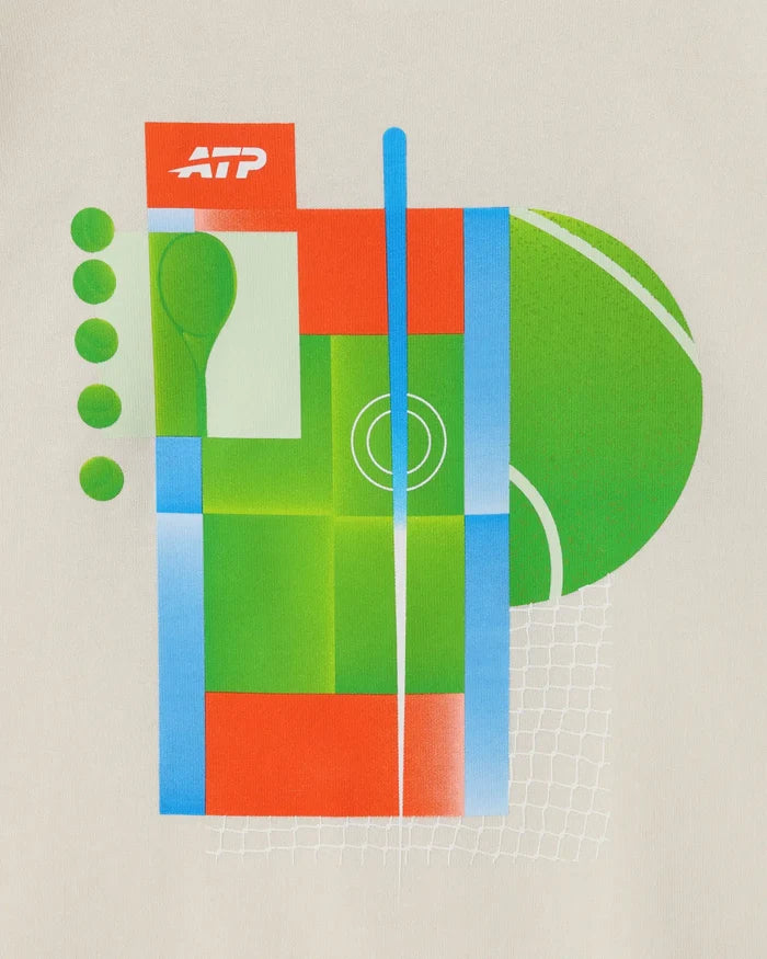 ATP ATP The Ball Is Everything T-Shirt Centre Court - Cream T-Shirt