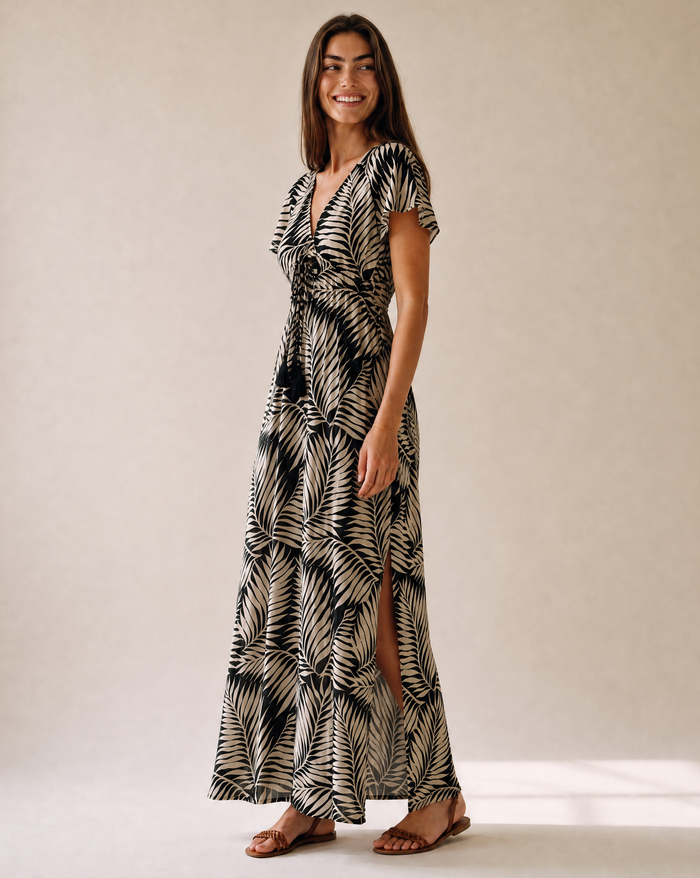 Avelle Maxi Dress - Drift Black