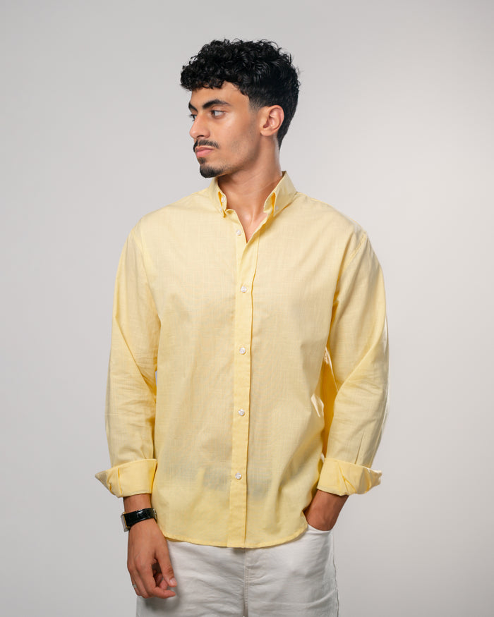 Baby yellow linen shirt