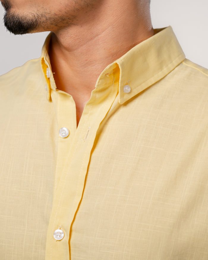 Baby yellow linen shirt