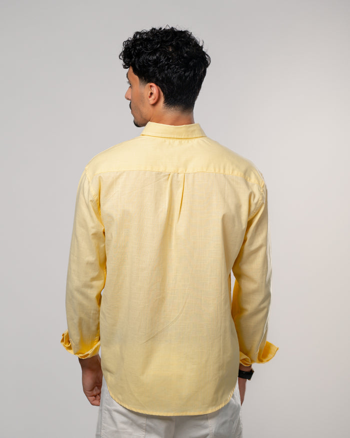 Baby yellow linen shirt