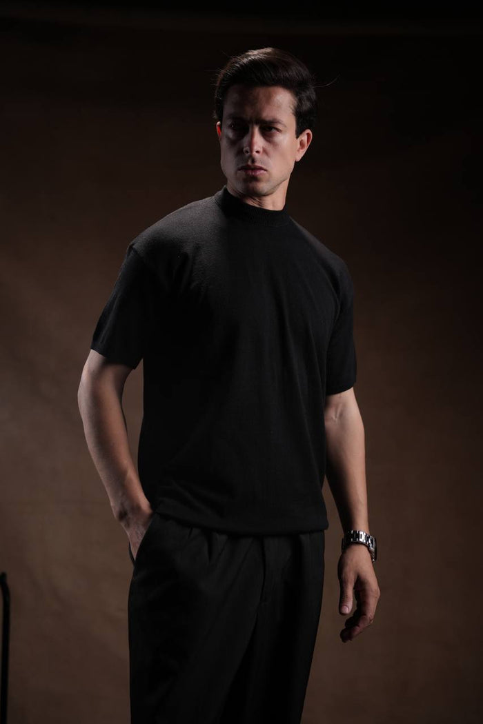 Basic Knit T-Shirt.