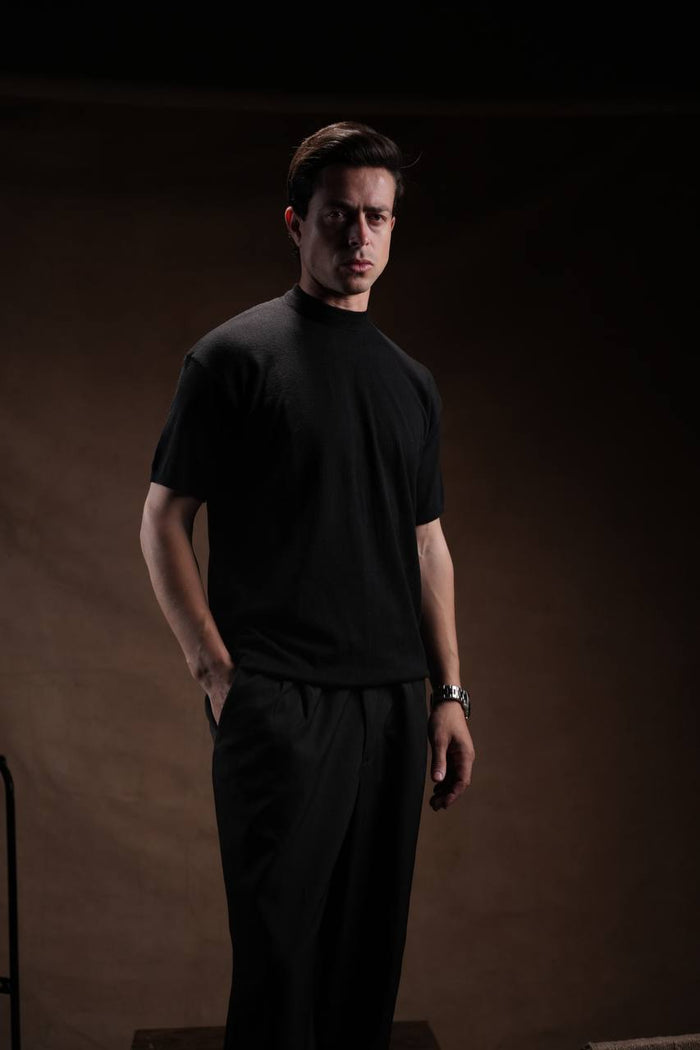 Basic Knit T-Shirt.