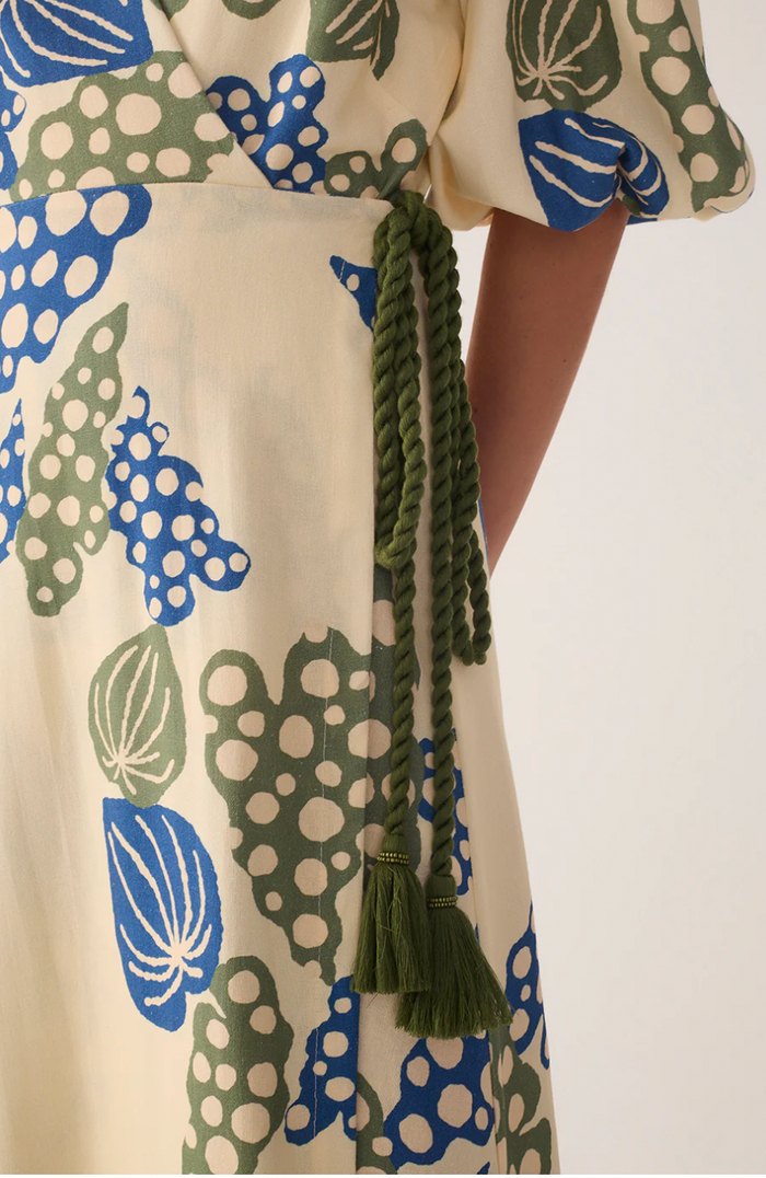 Begonia Print Maxi Dress