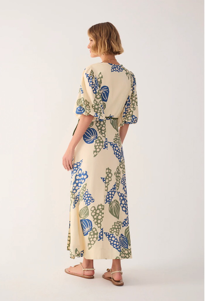 Begonia Print Maxi Dress