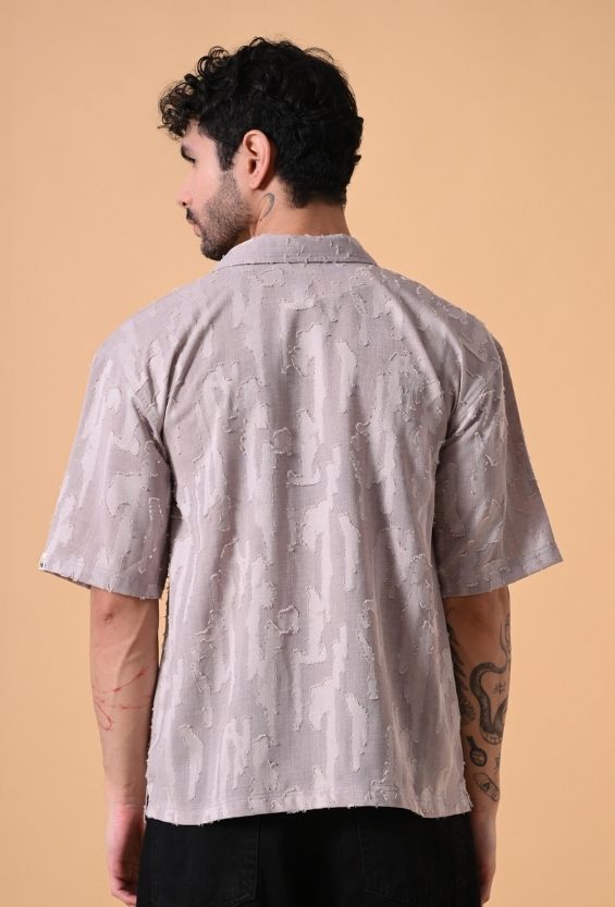 premium jacquard shirt men drape panda